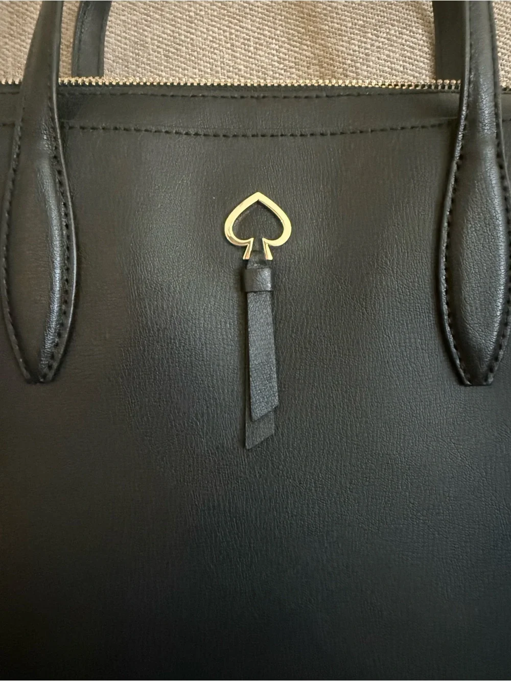 Kate Spade Adel Black Leather Laptop Bag Crossbody – Excellent Condition